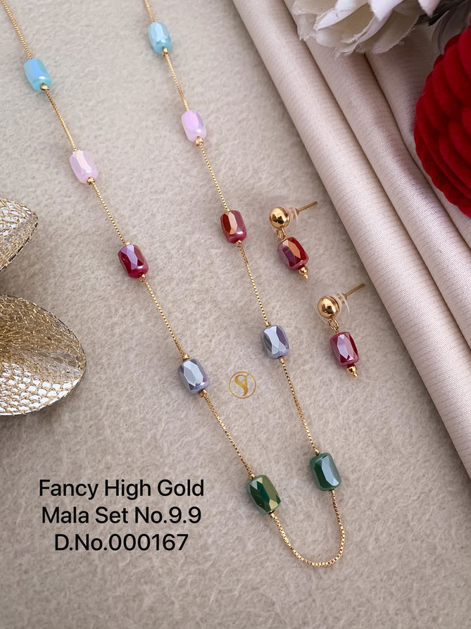 Set 9 Fancy High Gold Mala Wholesale Price In Surat
